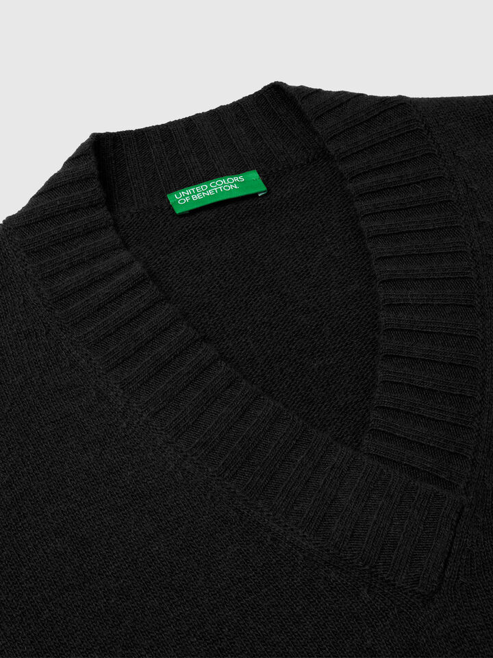 V NECK SWEATER L/S Women image number 7